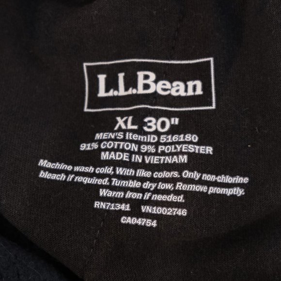 L.L.Bean Sweatpants Custom Tie Dye SZ. XL 36/38 x 31 Joggers Wide Leg Pants - Picture 3 of 7